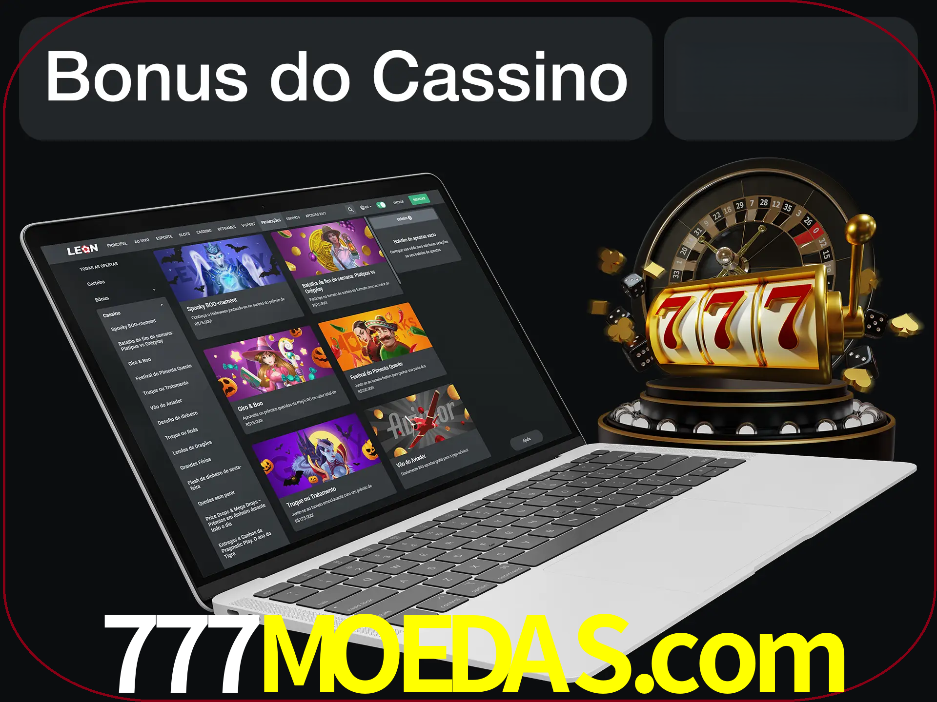 Use o bônus do cassino para começar melhor.