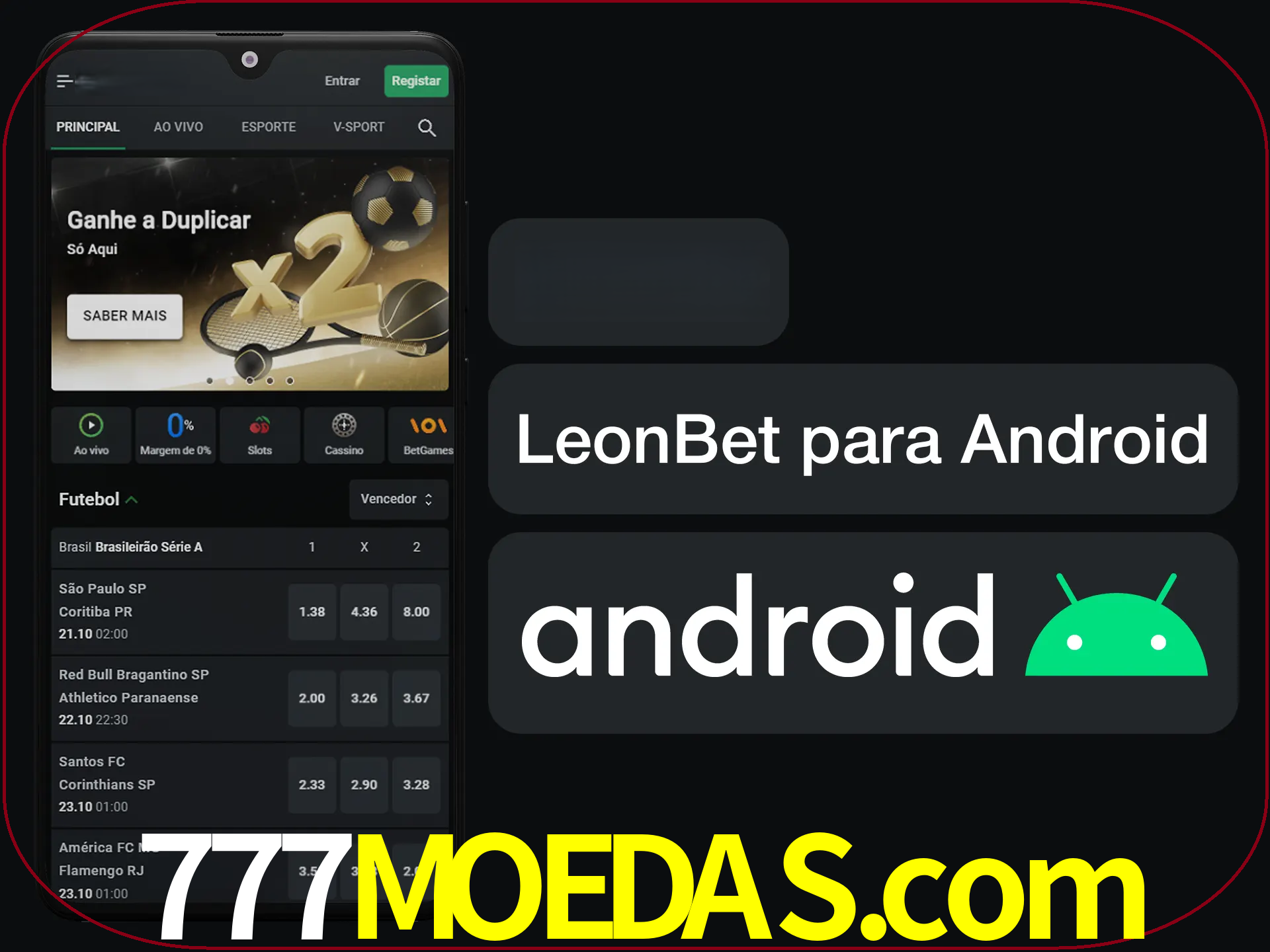 Adquira sua versão poket de LeonBet.