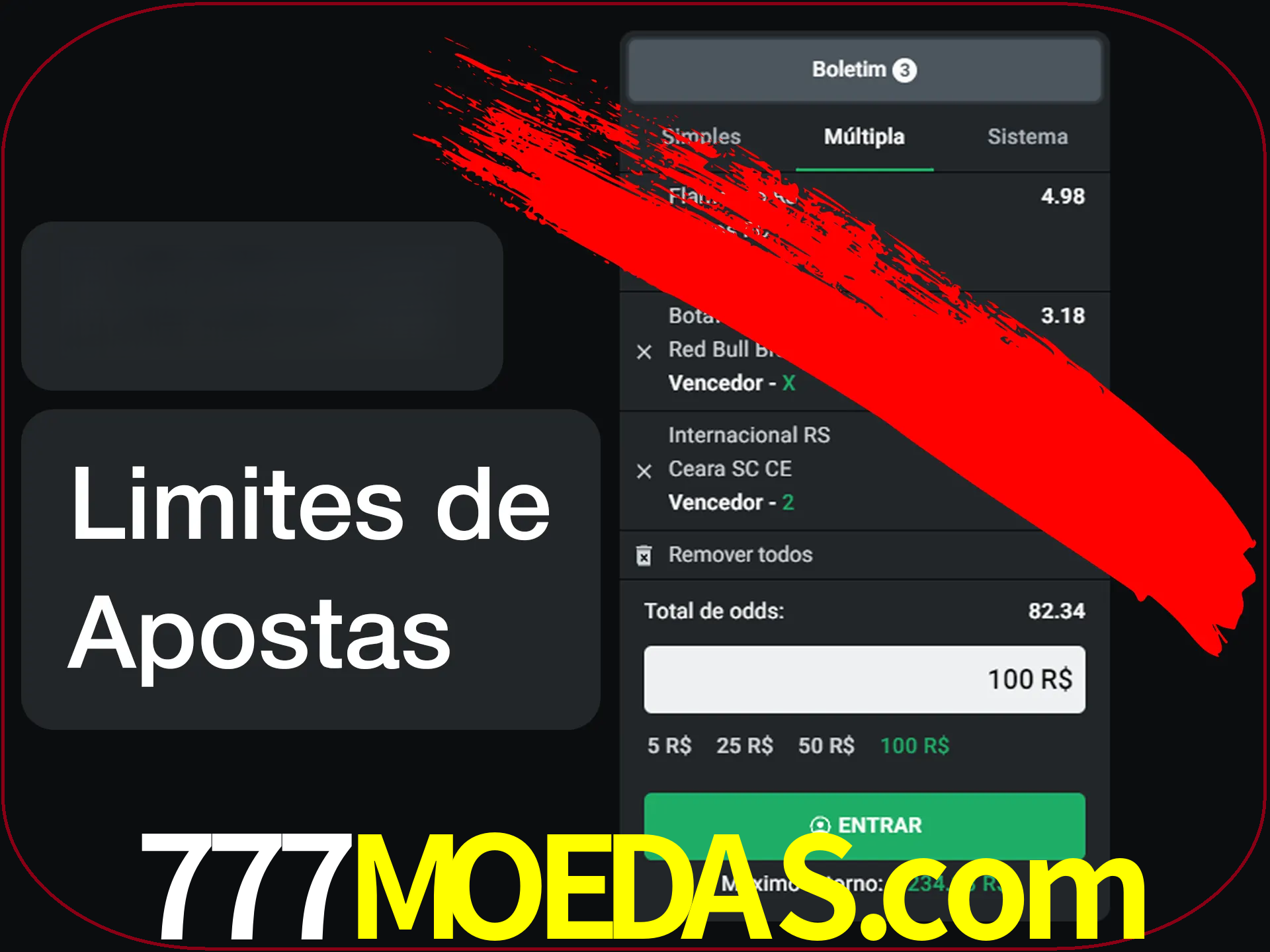 Não faça apostas loucas.